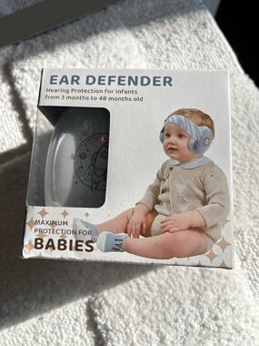 Ear Defender Infant Hearing Protection Headband - Light Blue